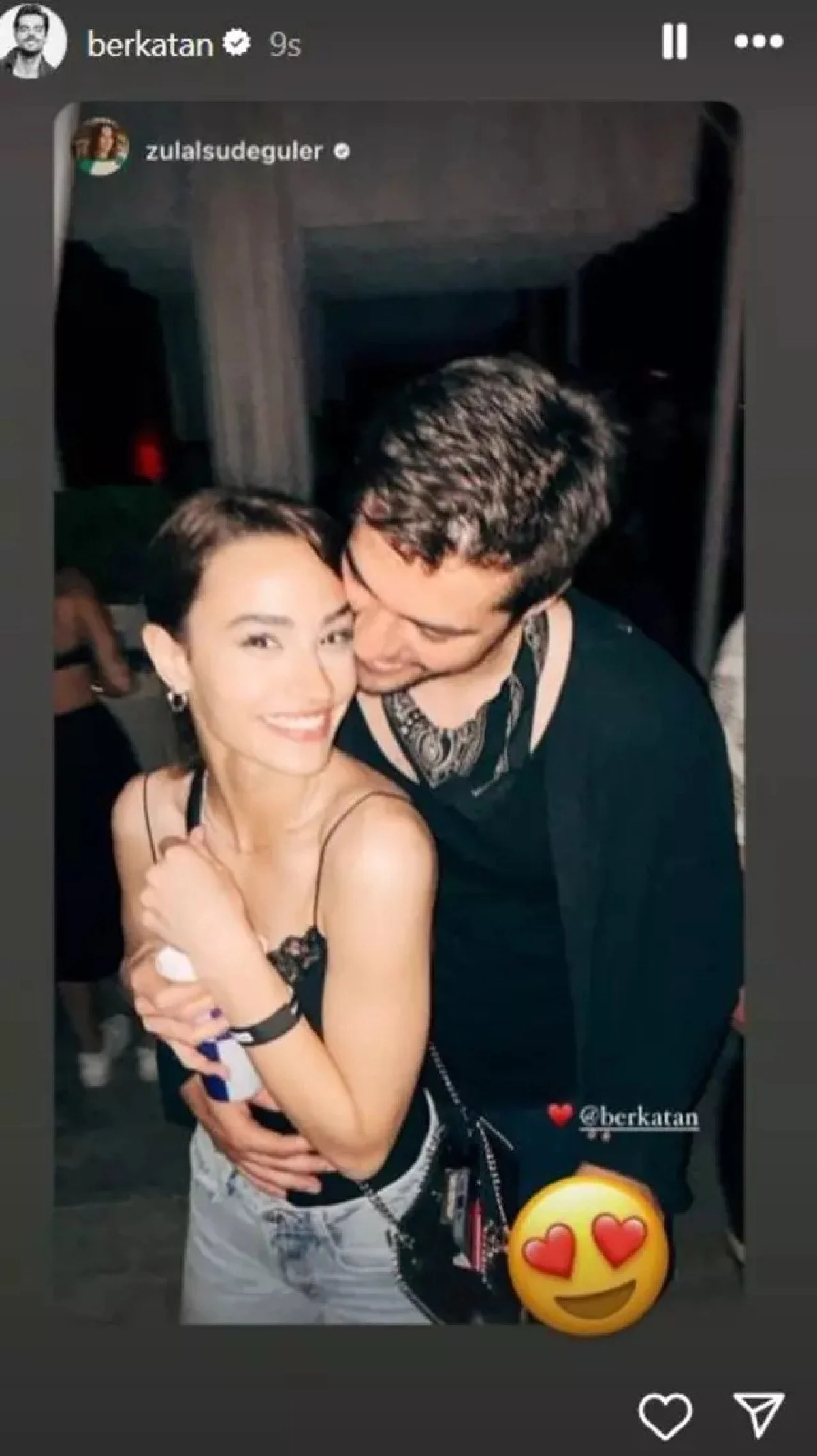 Berk Atan ve Sude Zülal Güler'den yeni aşk pozu