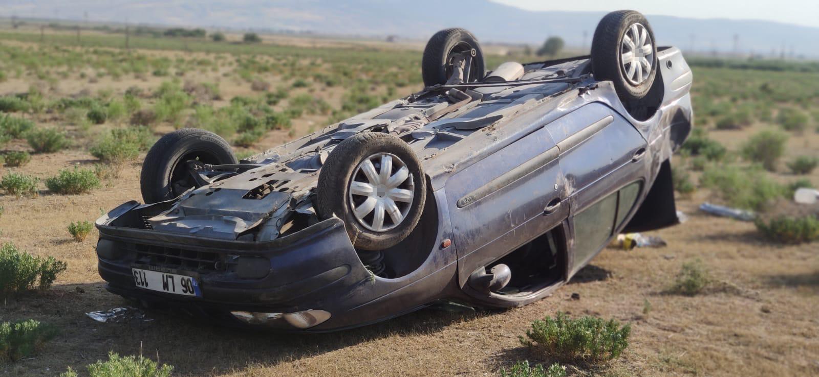 Otomobil Takla Attı, Sürücü Hayatını Kaybetti! (2)
