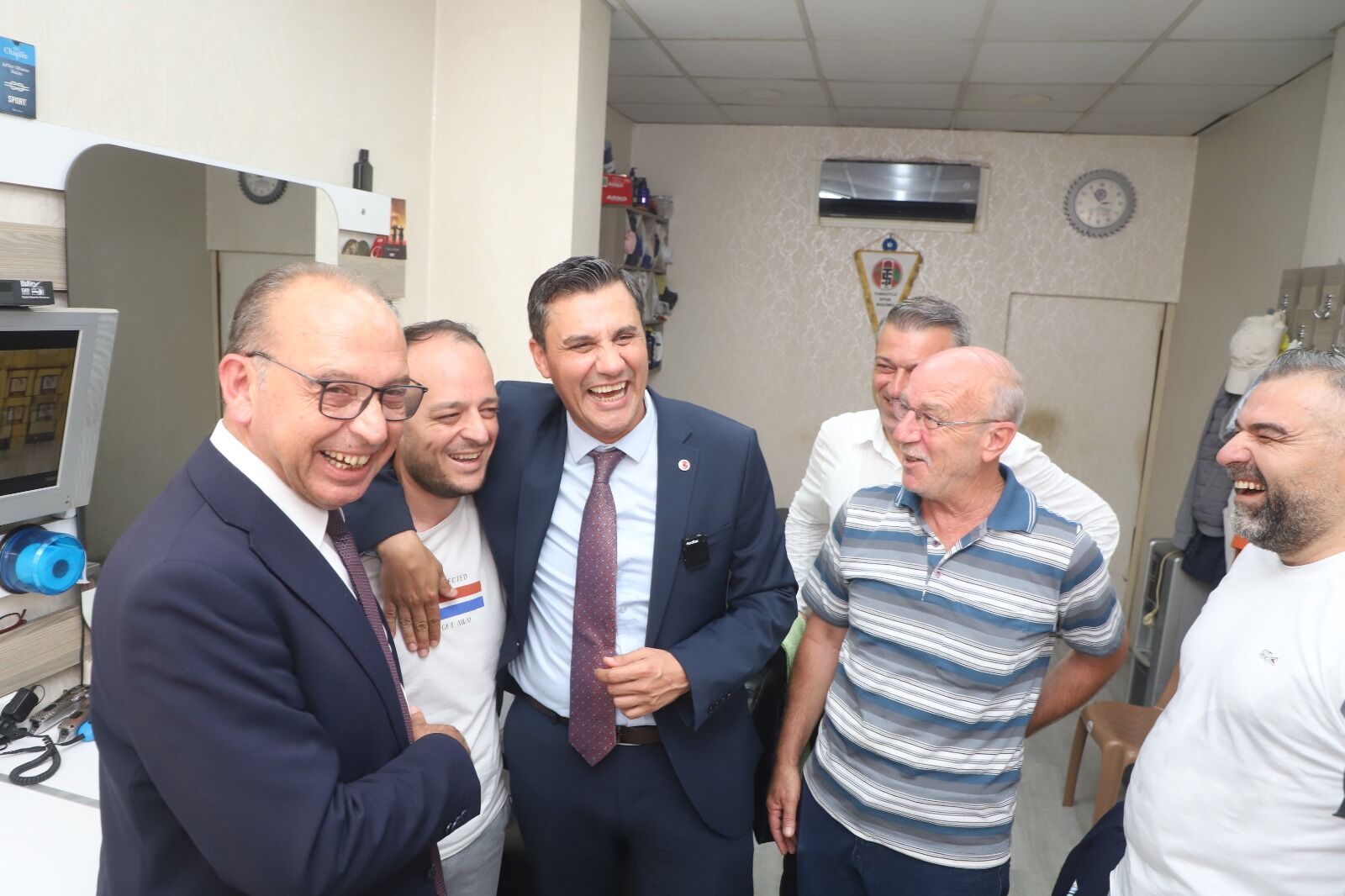 Başkan Akın ve Başkan Zeyrek’ten Esnaf Ziyareti