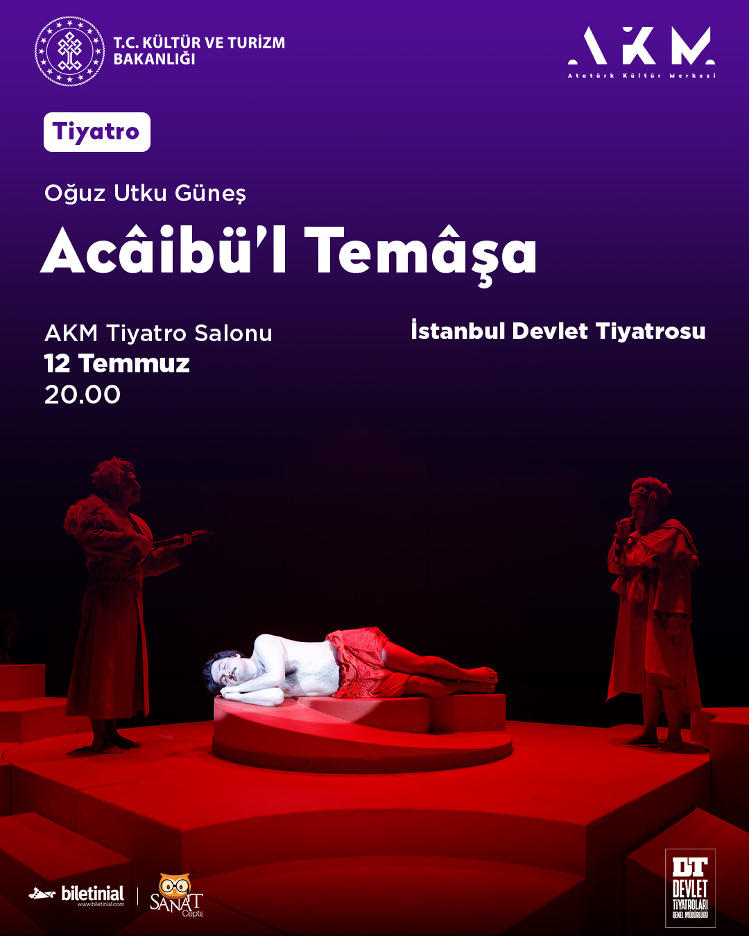 1720509088 Acaib L Tema A 12 Temmuz A K M Tiyatro Salonu