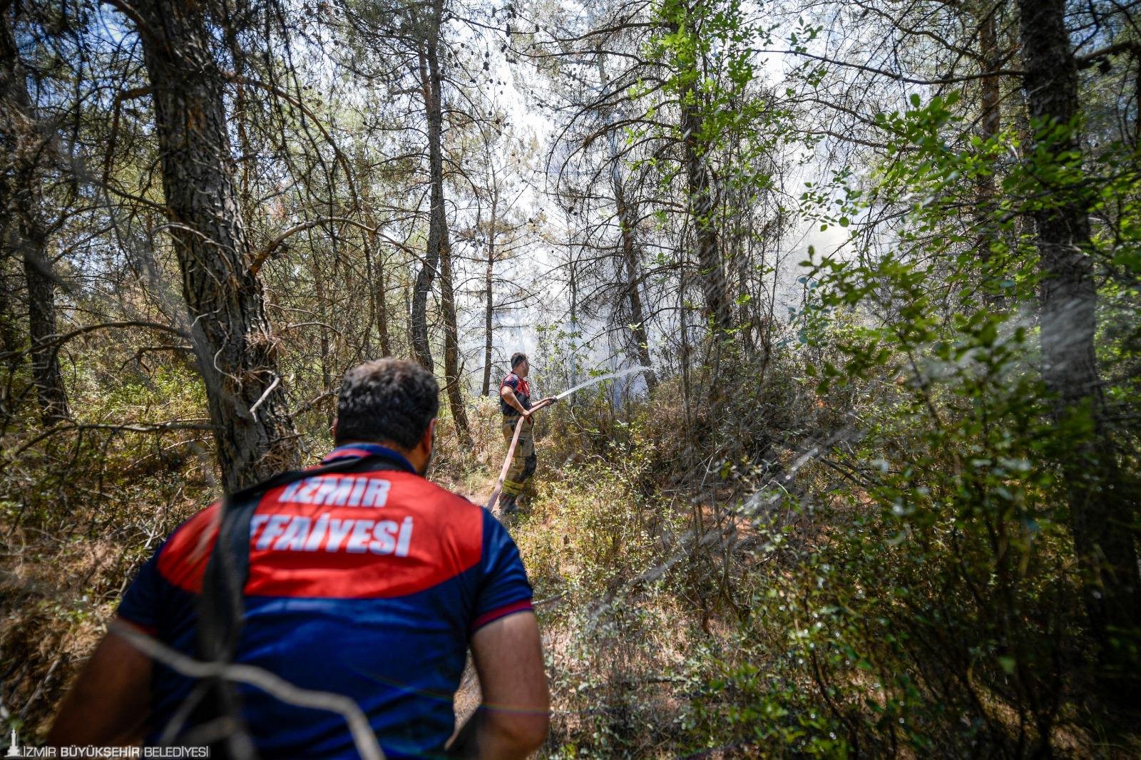 Yangınlar İzmir’i zorluyor: Gaziemir ve Buca’da süren mücadele