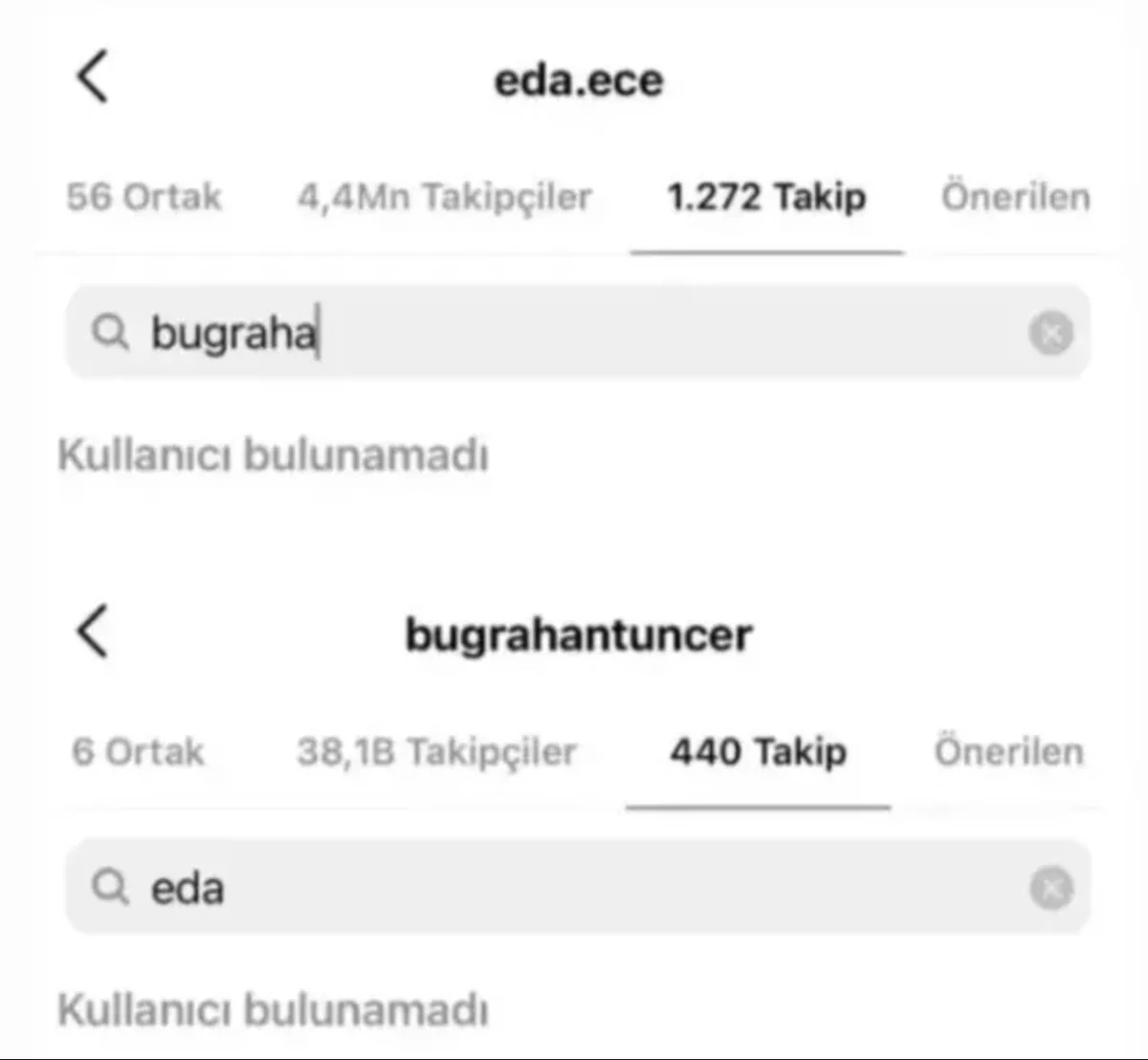 Ece eşini takipten çıktı