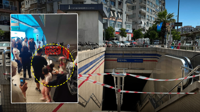 Üçyol Metro İstasyonu'nda merdiven faciası: 9 yaralı!