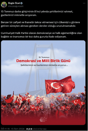 Sosyal medyada o geceyi böyle andı