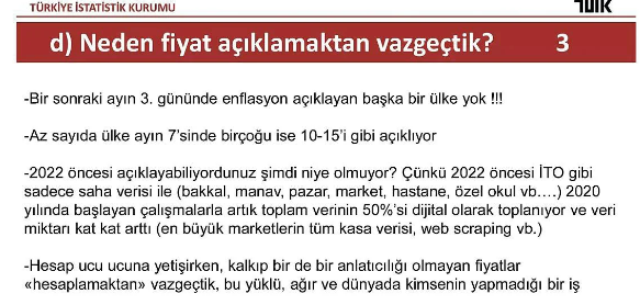 TÜİK: "Biz vazgeçtik!"