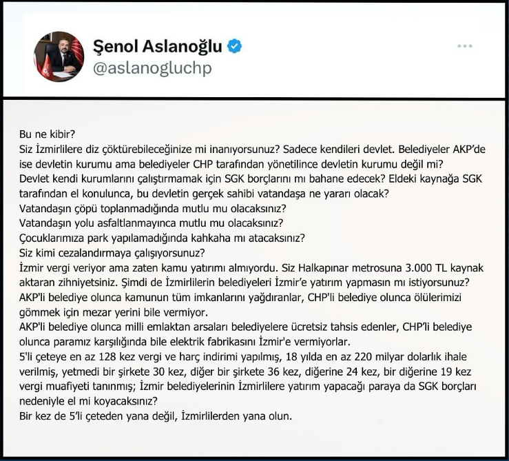 Açıklama şu şekilde