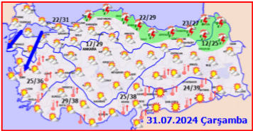 Ağustos ayı boyunca İzmir'de hava durumu nasıl olacak?