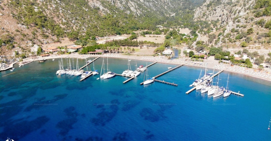 14. Çiftlik Koyu: Çiftlik Koyu, yemyeşil ormanlarla çevrili sakin bir koydur. Çakıllı plajı ve berrak denizi ile doğayla iç içe bir tatil yapmak isteyenler için mükemmel bir seçimdir. Koyda ayrıca kamp yapmak için de uygun alanlar bulunmaktadır.