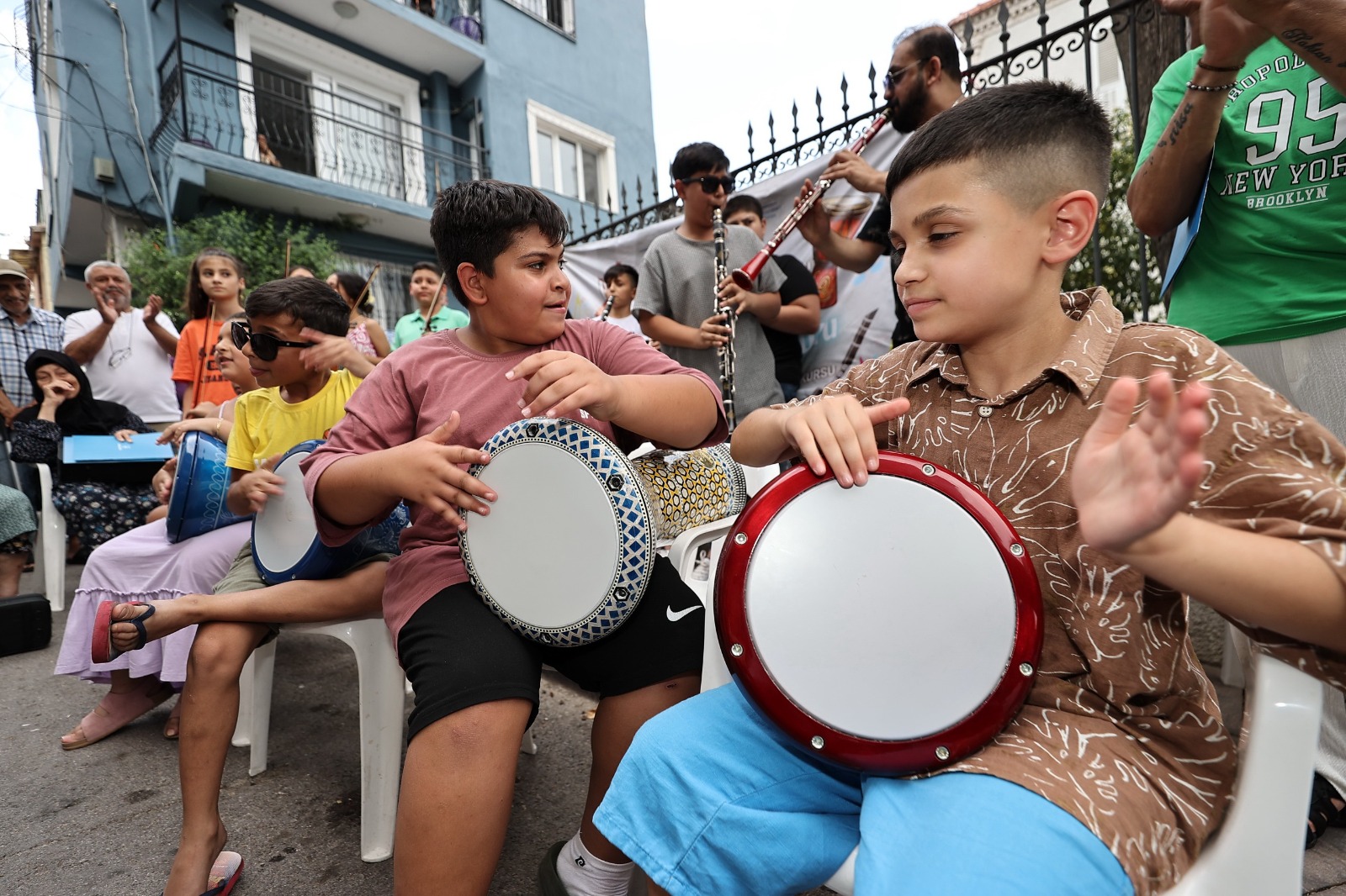 Öğrencilerden mini konser