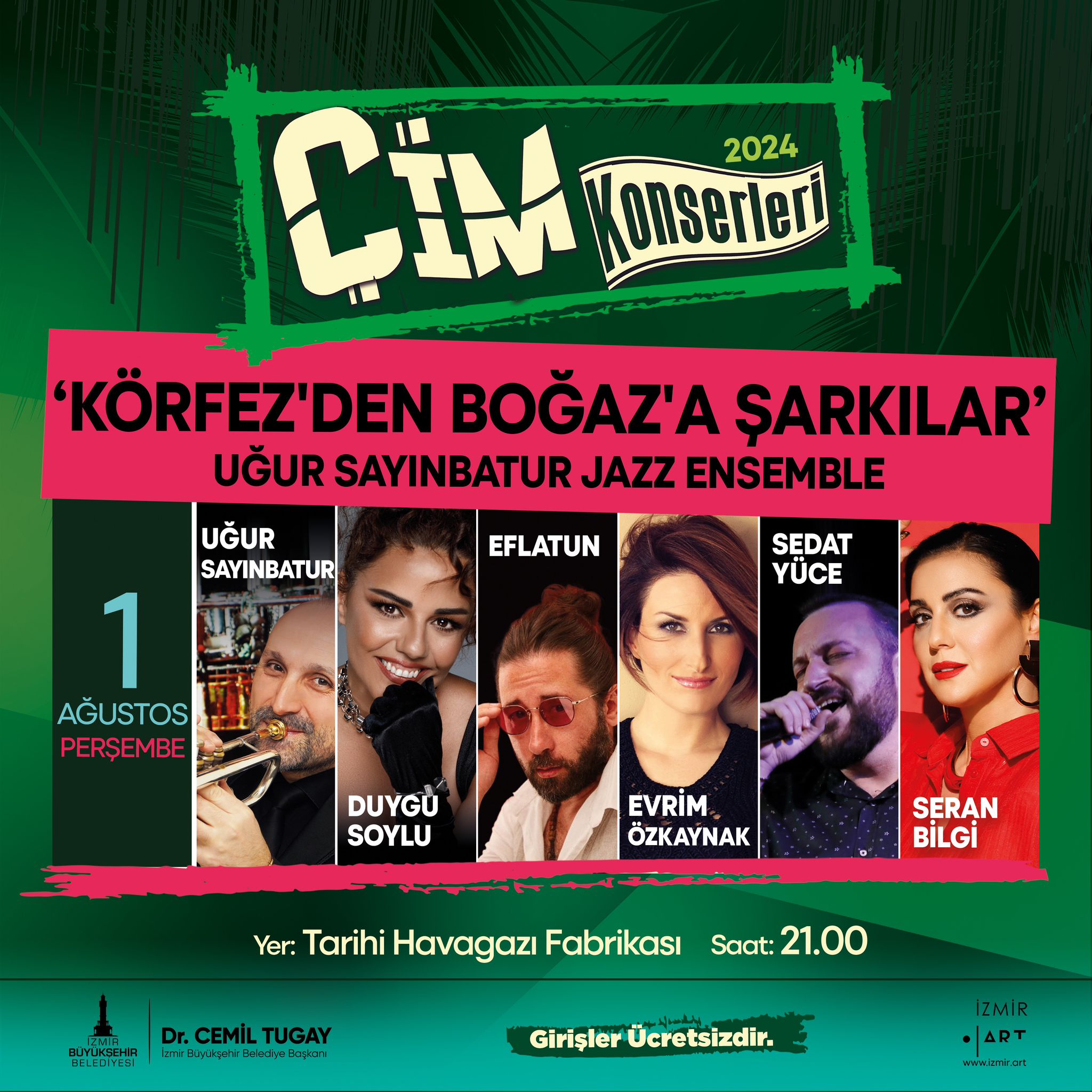 Çim konserleri ve Gezici Açıkhava Film Günleri