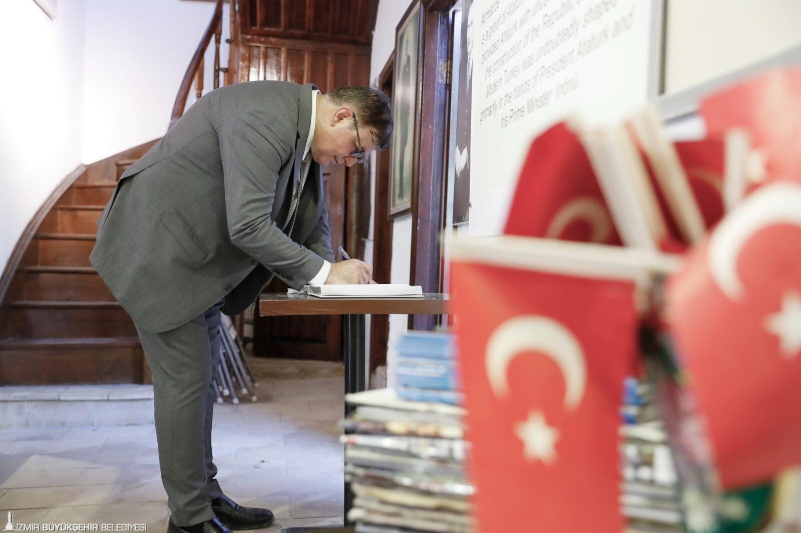 İzmir İsmet İnönü Anı Evi ve kitaplığı ziyareti