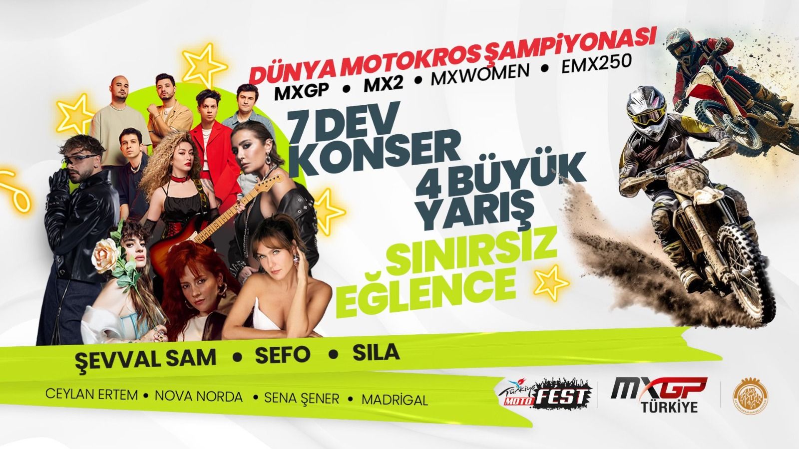 TÜRKİYE MOTOFEST’TE 5 GÜNDE 7 KONSER