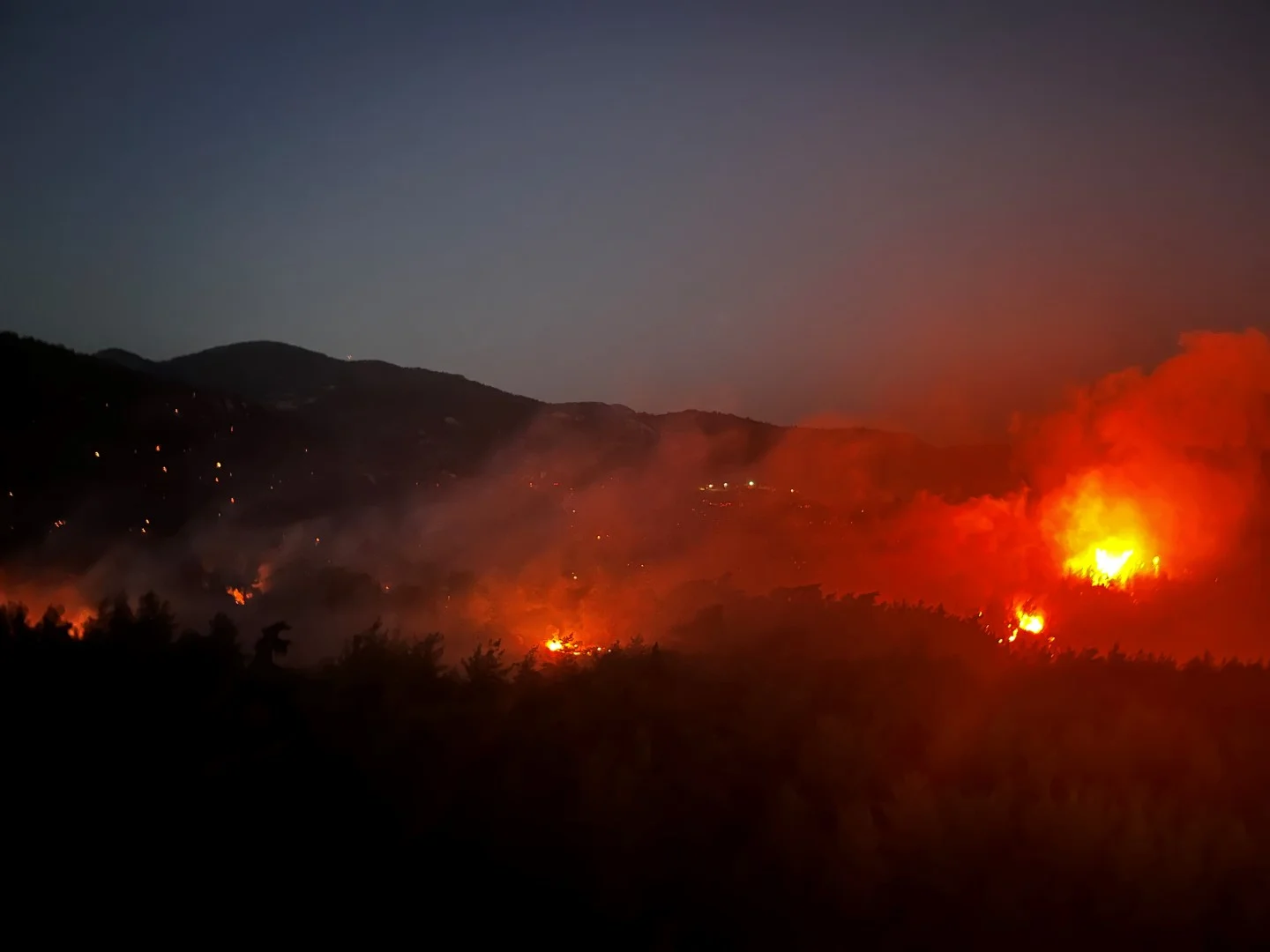 16 Ağustos gününden beri Muğla kriz durumunda