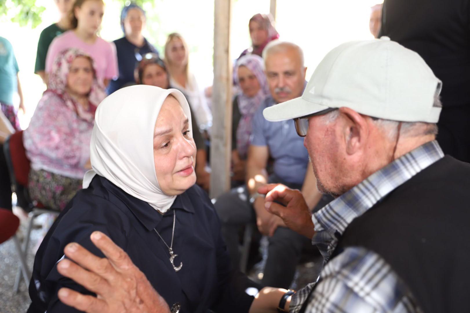 Ayşe Keşir: ''Devlet millet el ele yaralarımızı birlikte sarıyoruz!''