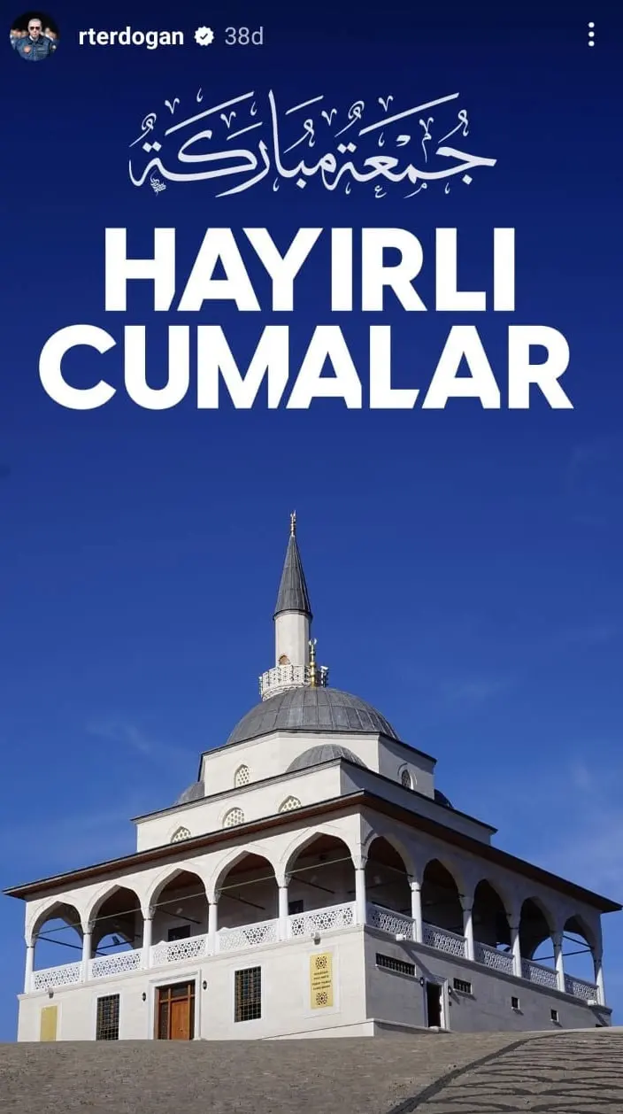 Erdoğan Hayırlı Cumalar