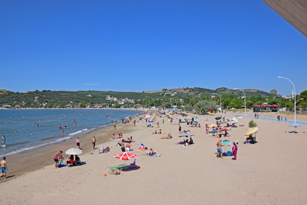 Marmara bölgesi plajlarındaki deniz suyu sıcaklıkları;