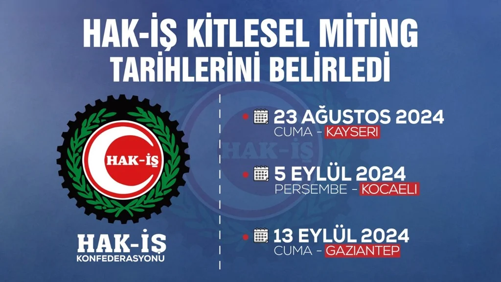 Hak Is Kitlesel Mitinglere Basliyor