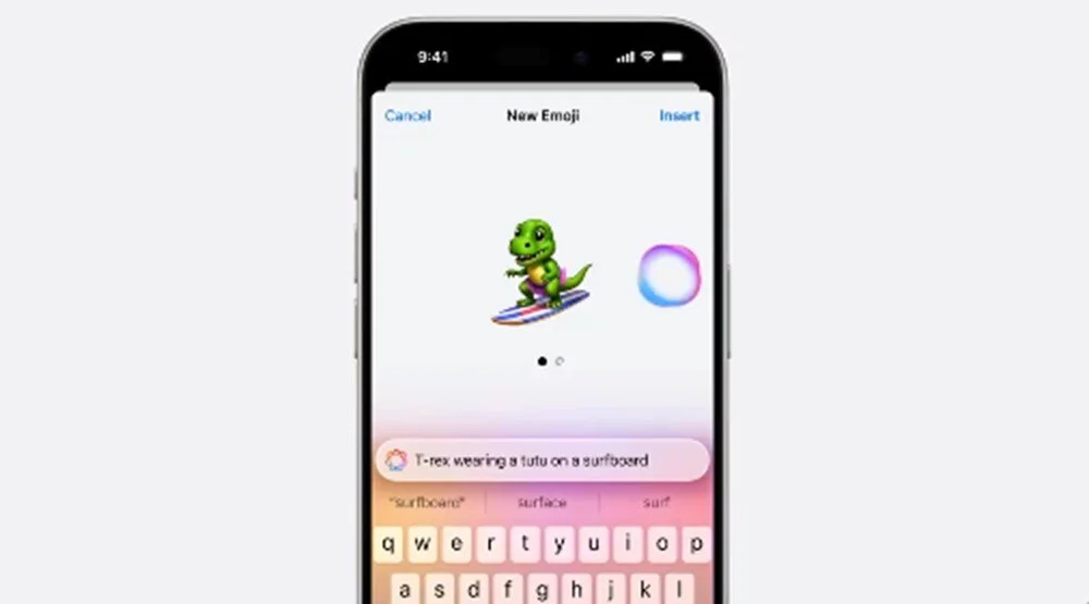 6. Genmoji: Kişisel emojilerinizi oluşturun