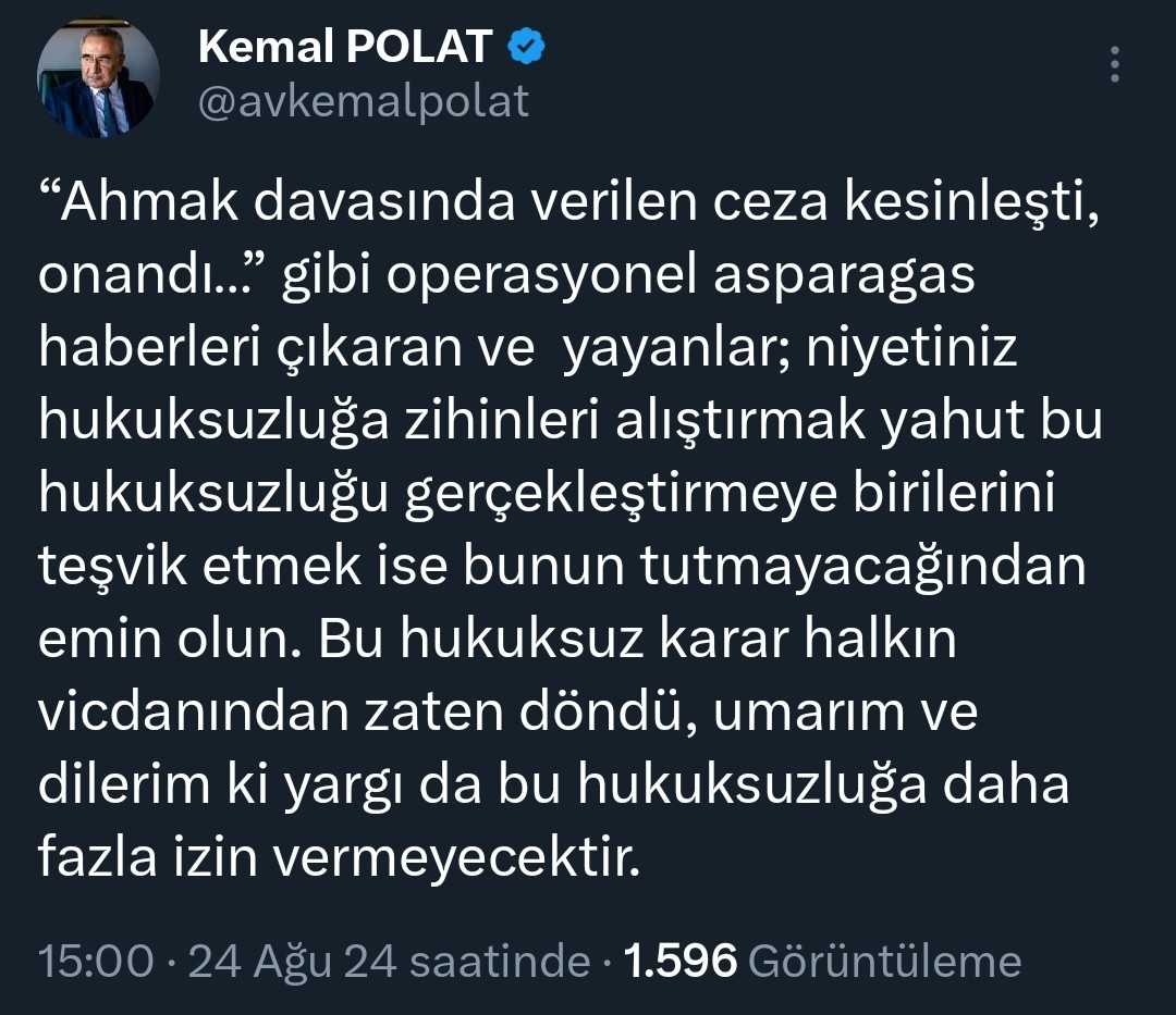 İmamoğlu'nu avukatı Kemal Polat'tan önemli uyarı