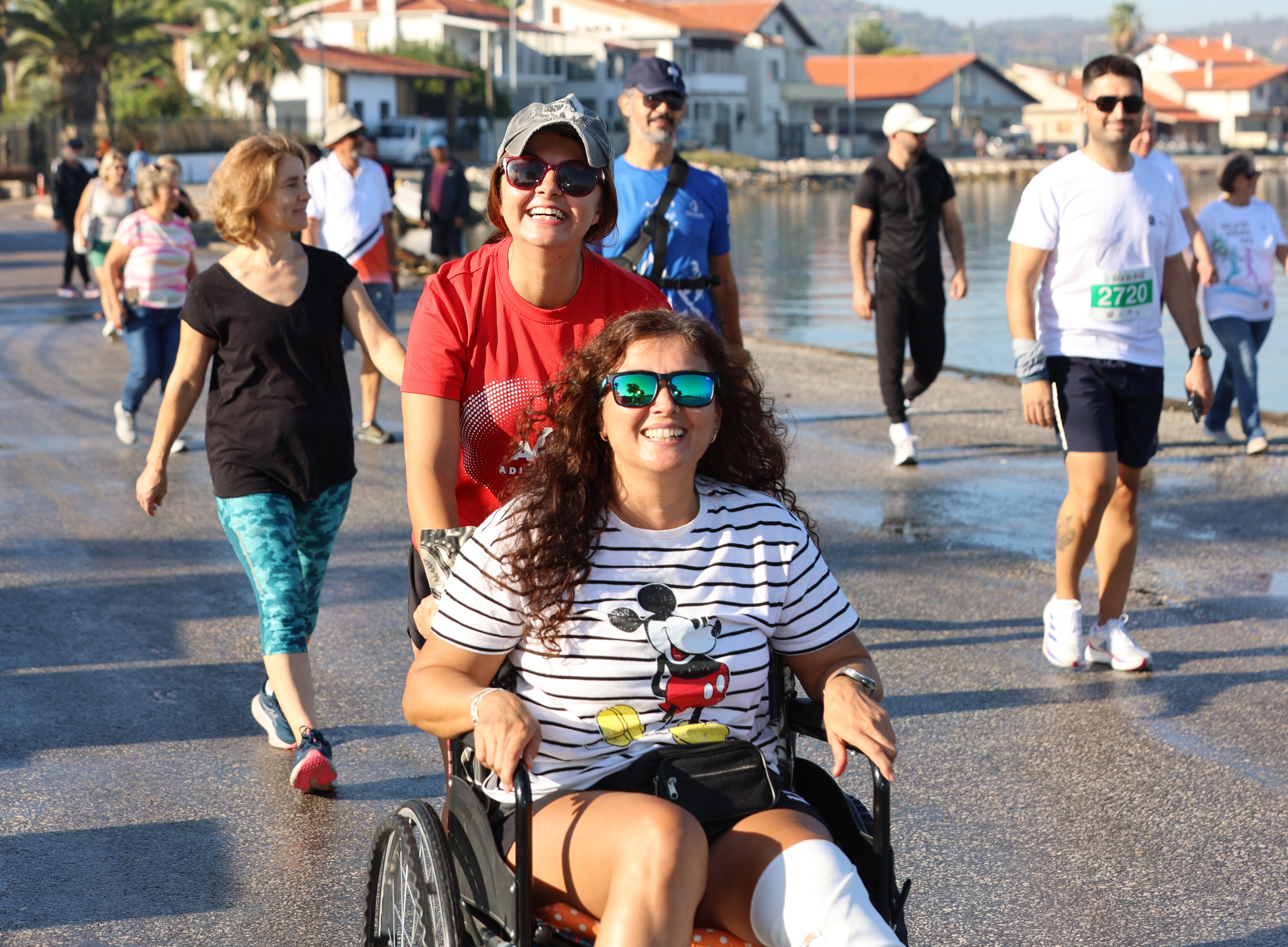 Koşu sonunda madalya ve ödüller