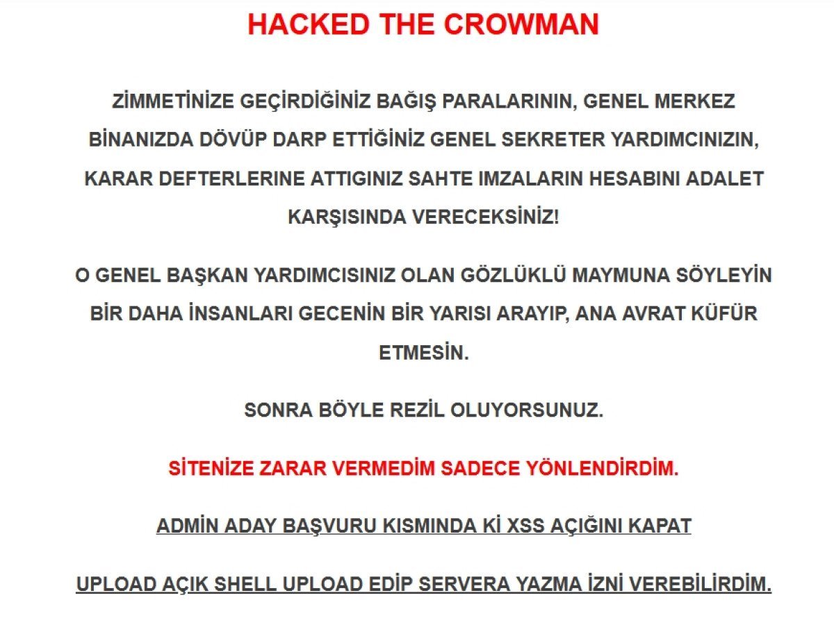 ANAP'a 'hack' şoku!