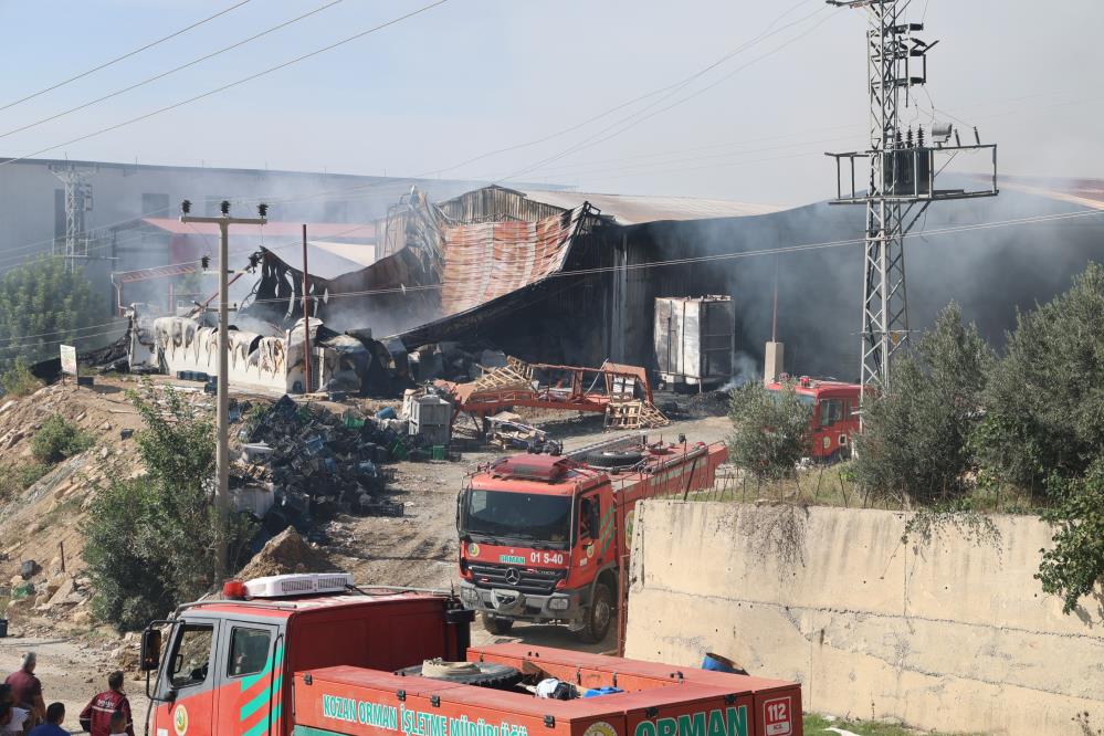 Yangının haber verilmesi üzerine Adana Büyükşehir Belediyesi İtfaiye Daire Başkanlığı, Kozan Orman İşletme Müdürlüğü, AKOM ve AFAD ekipleri olay yerine geldi.