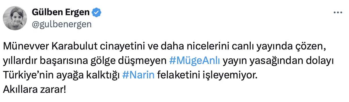 Gülben Ergen Twit