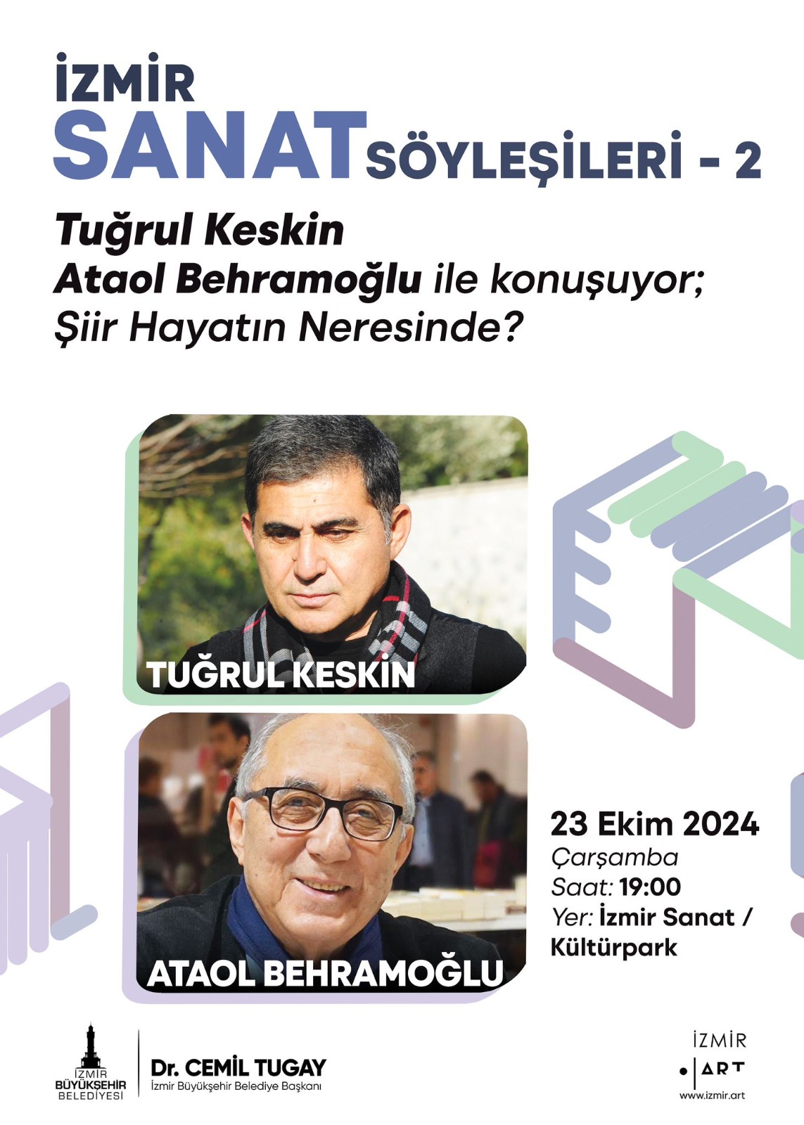 İzmir Sanat Söyleşileri’nde derin sohbetlerin yanı sıra keyifli söyleşiler