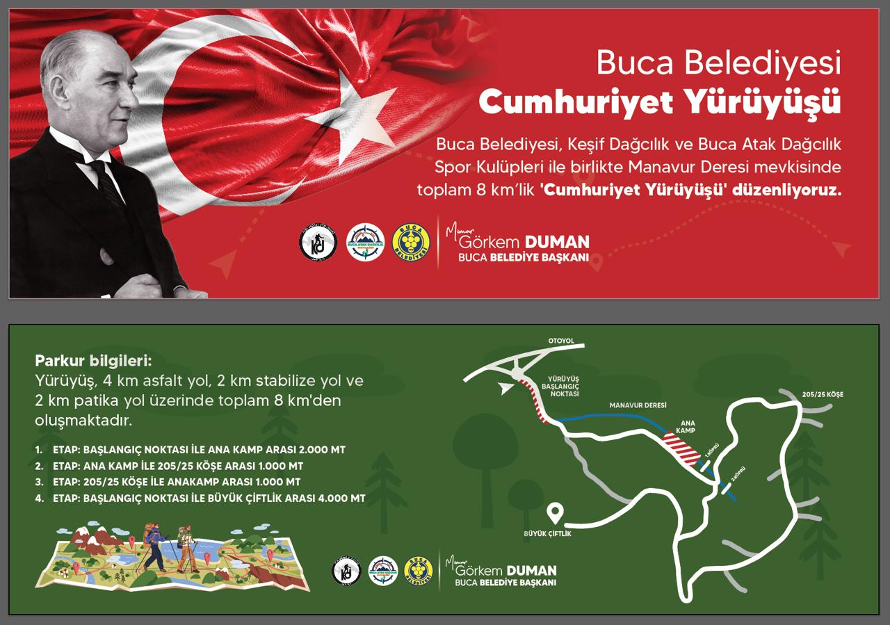 Buca Belediyesi Cumhuriyet Yürüyüşü