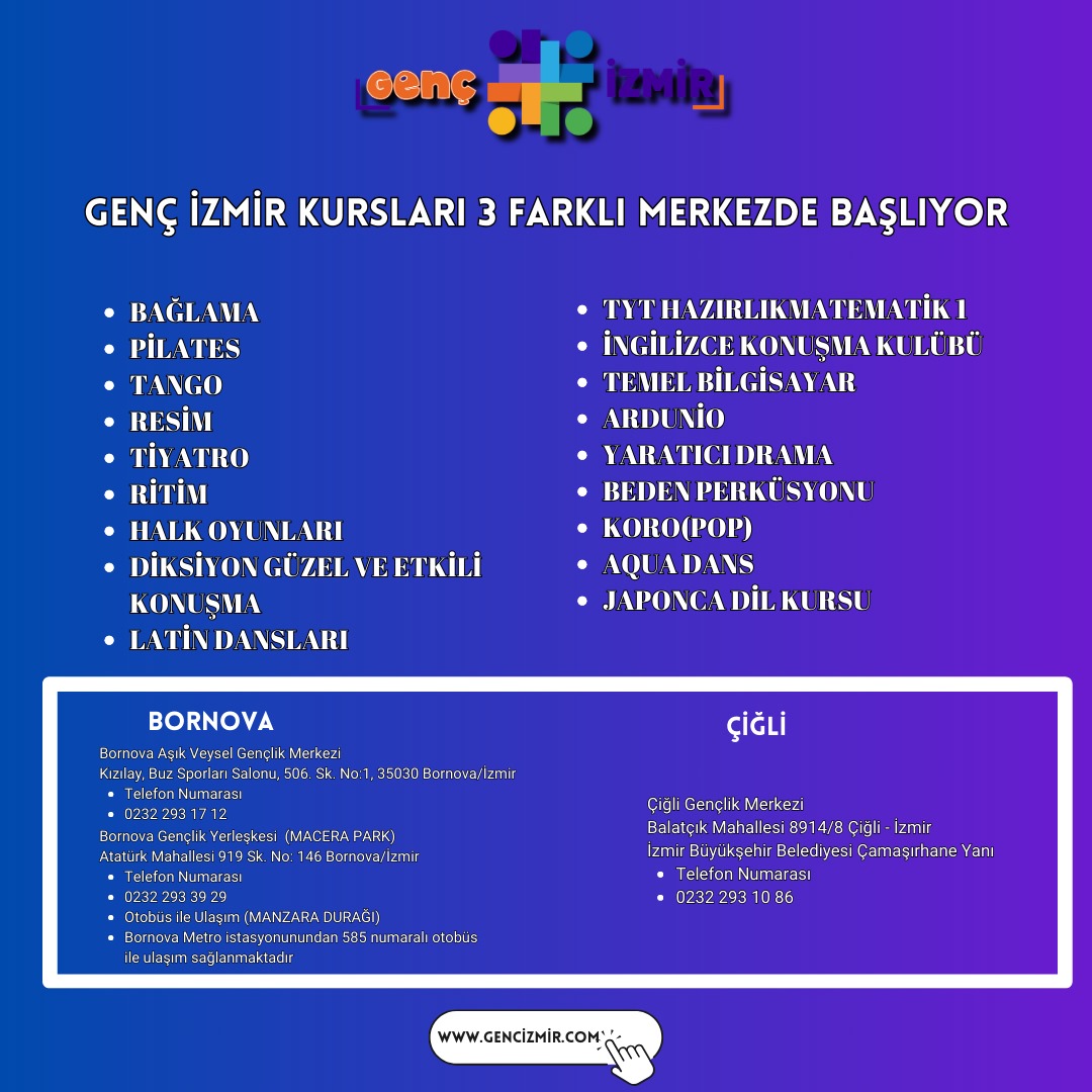 Yıl boyunca sürecek