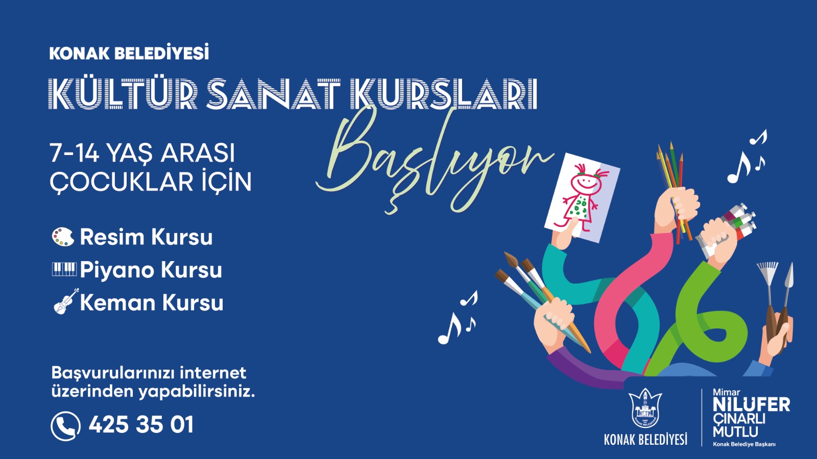 Çeşitli kurs seçenekleri