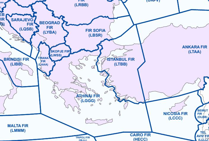 Map Of Turkey And Greece F I R