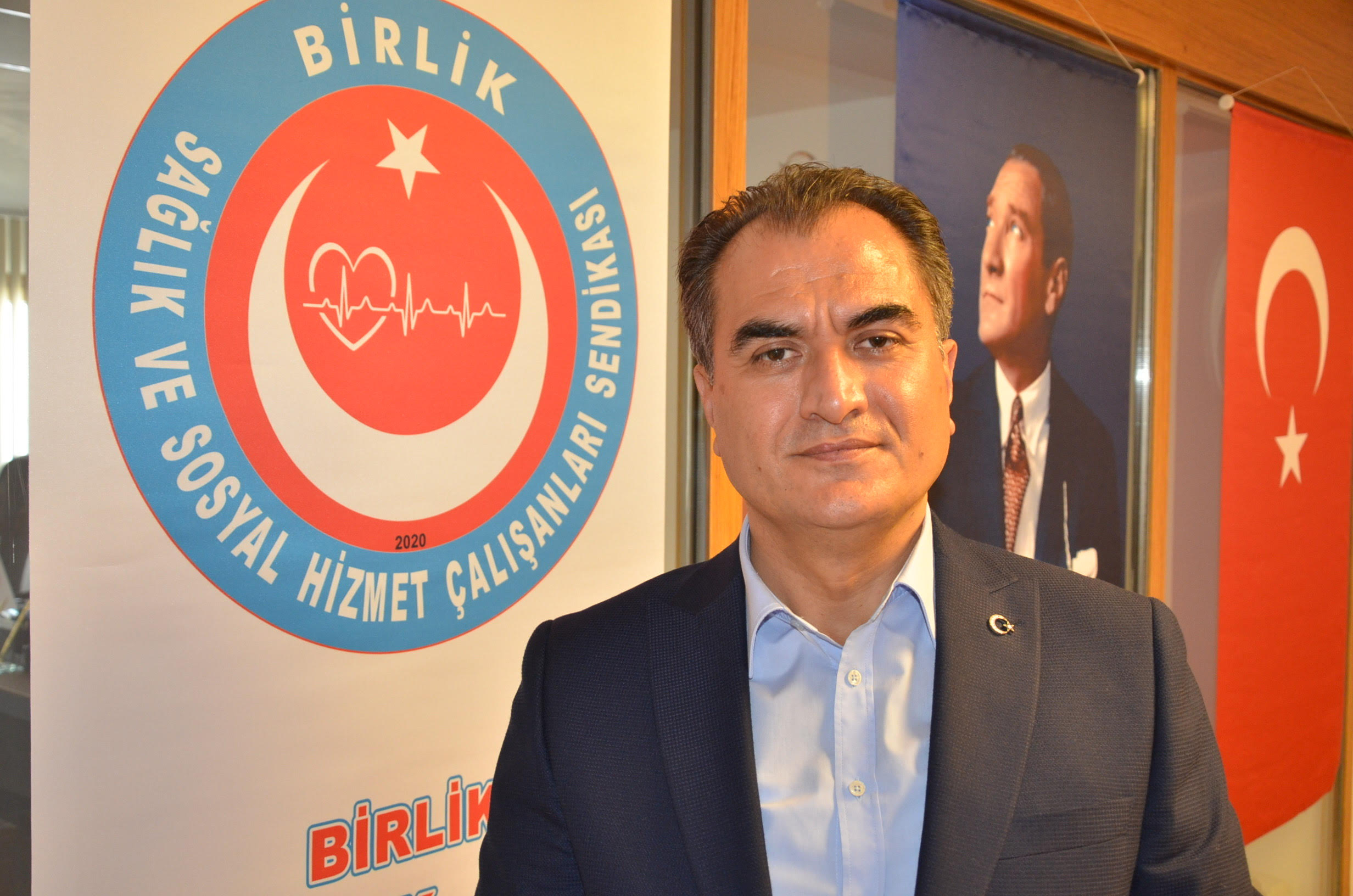 Birlik Sağlık Sen Genel Başkanı Ahmet Doğruyol