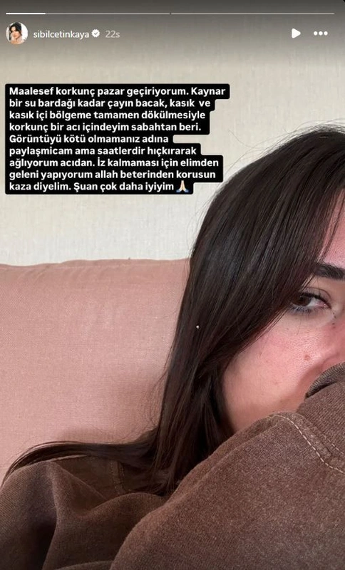 Sibil Çetinkaya: "Saatlerdir hıçkırarak ağlıyorum"