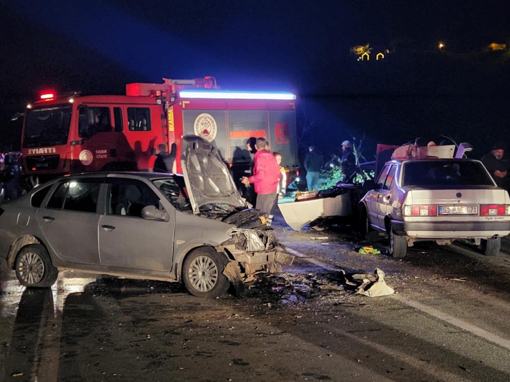 Rize'de katliam gibi kaza: 2 ölü 8 yaralı