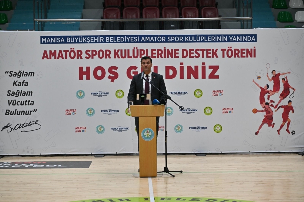 Amatör sporları destekliyoruz