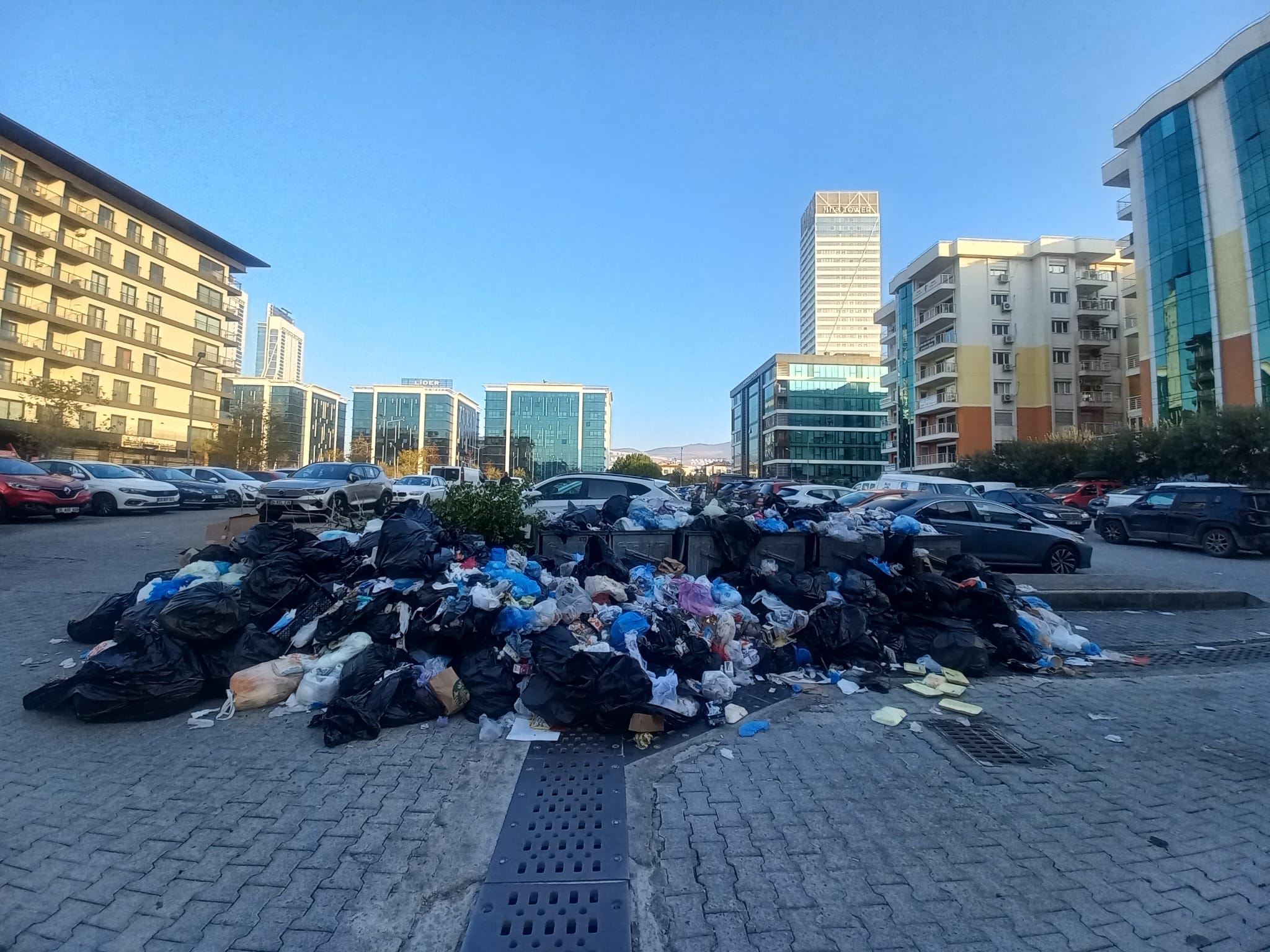 Vatandaş çöp dağlarının temizlenmesini bekliyor