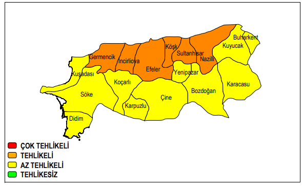 Aydın Için Sarı Kod Uyarısı