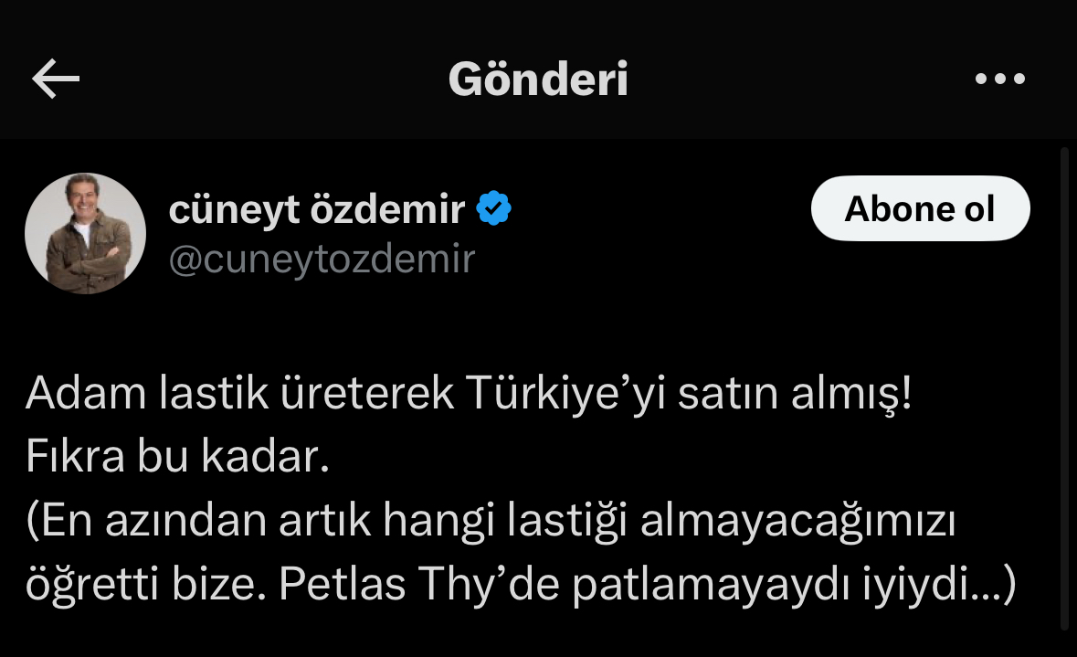 Cüneyt Özdemir Paylaşım