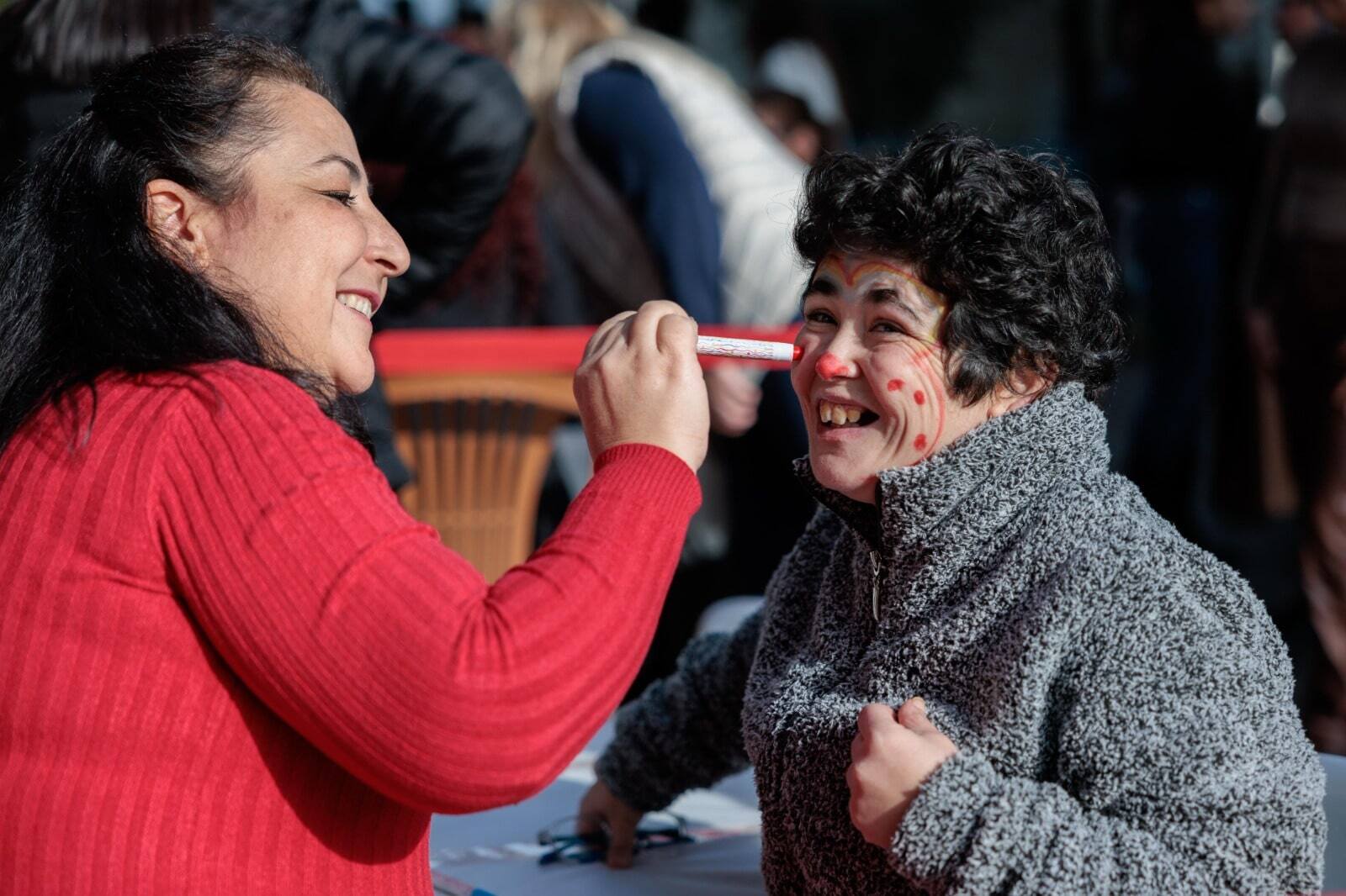 Mutlu Çocuklar Köyü’ne dönüşen etkinlik alanı