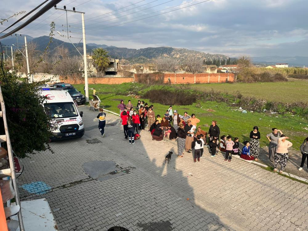 Yangın esnasında sinir krizi geçirdi