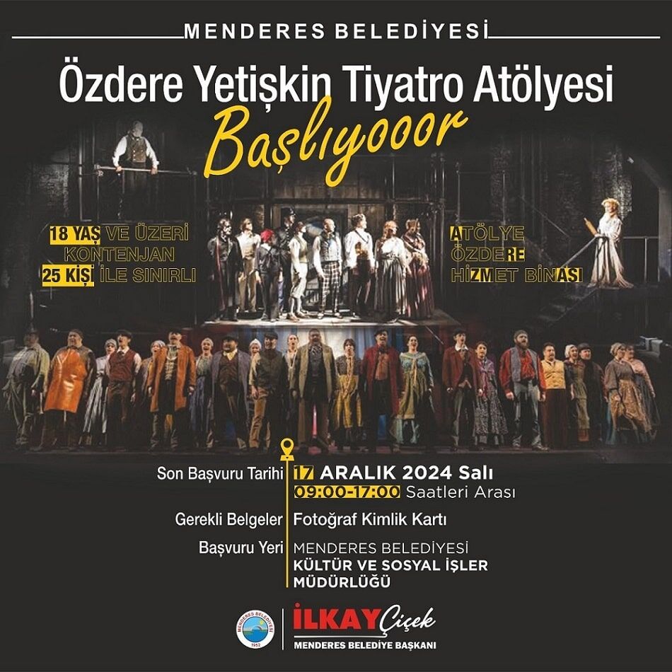 Tiyatro alanında da başarılı işlere imza atıyoruz