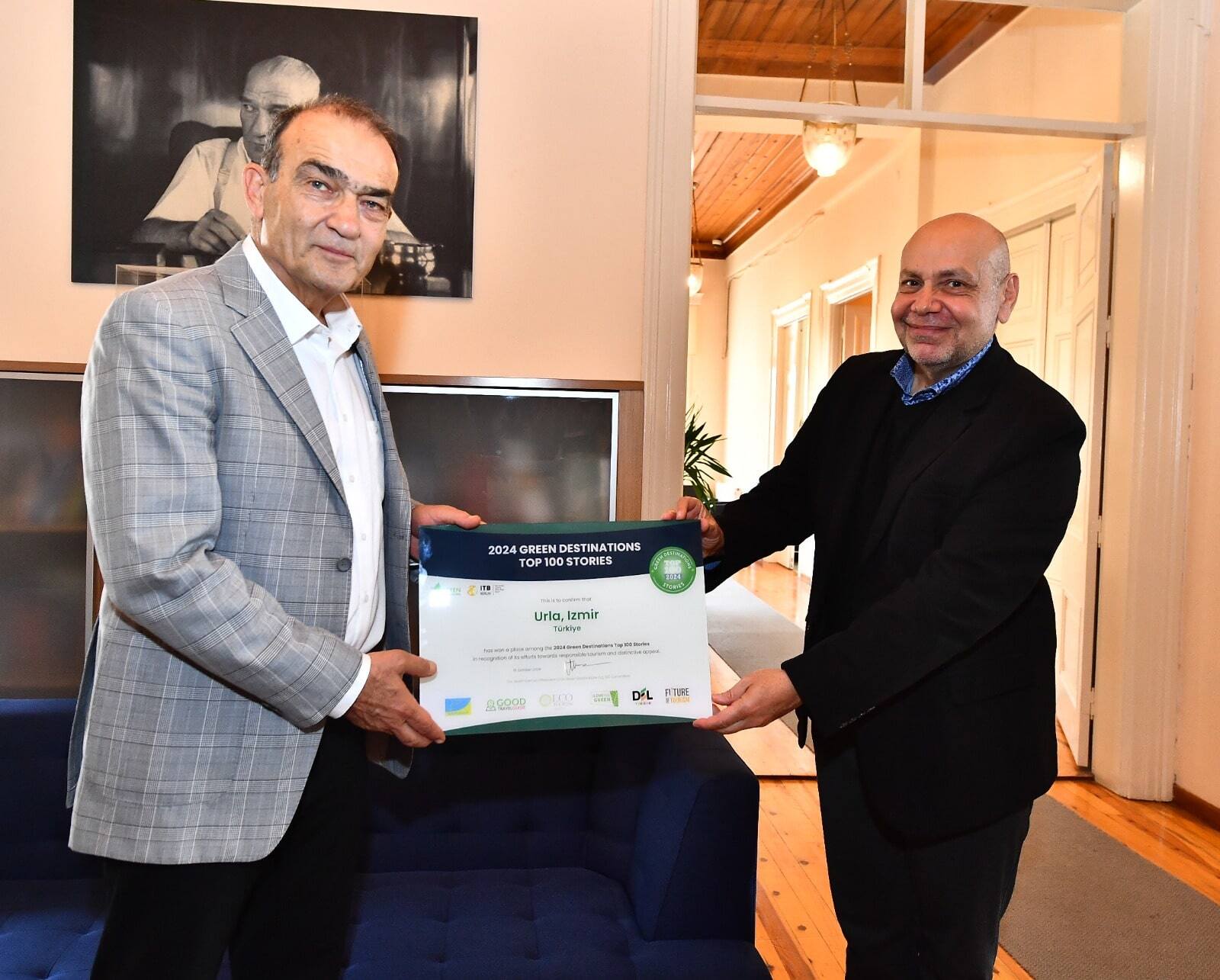 Sertifikayı Başkan Vekili Zafer Levent Yıldır aldı