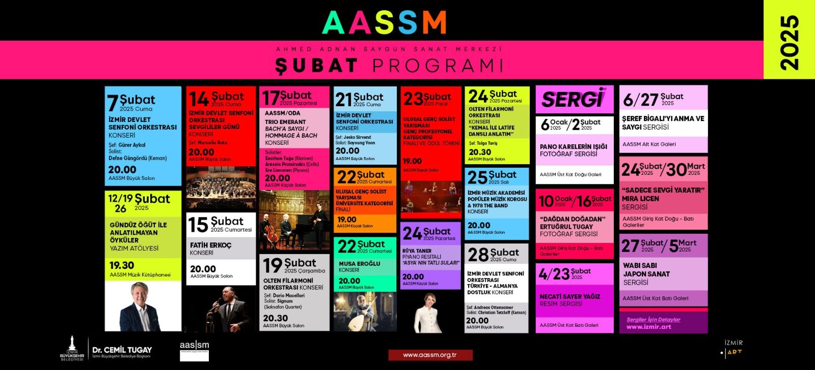 aassm şubat programı