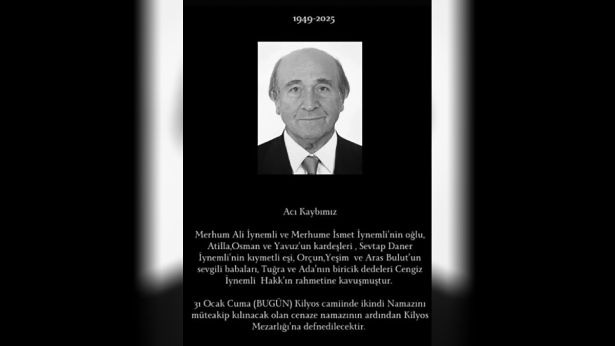 Aras Bulut İynemli'nin Babası Öldü