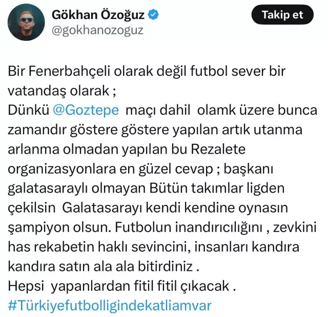 "Futbolun Zevki Kalmadı"