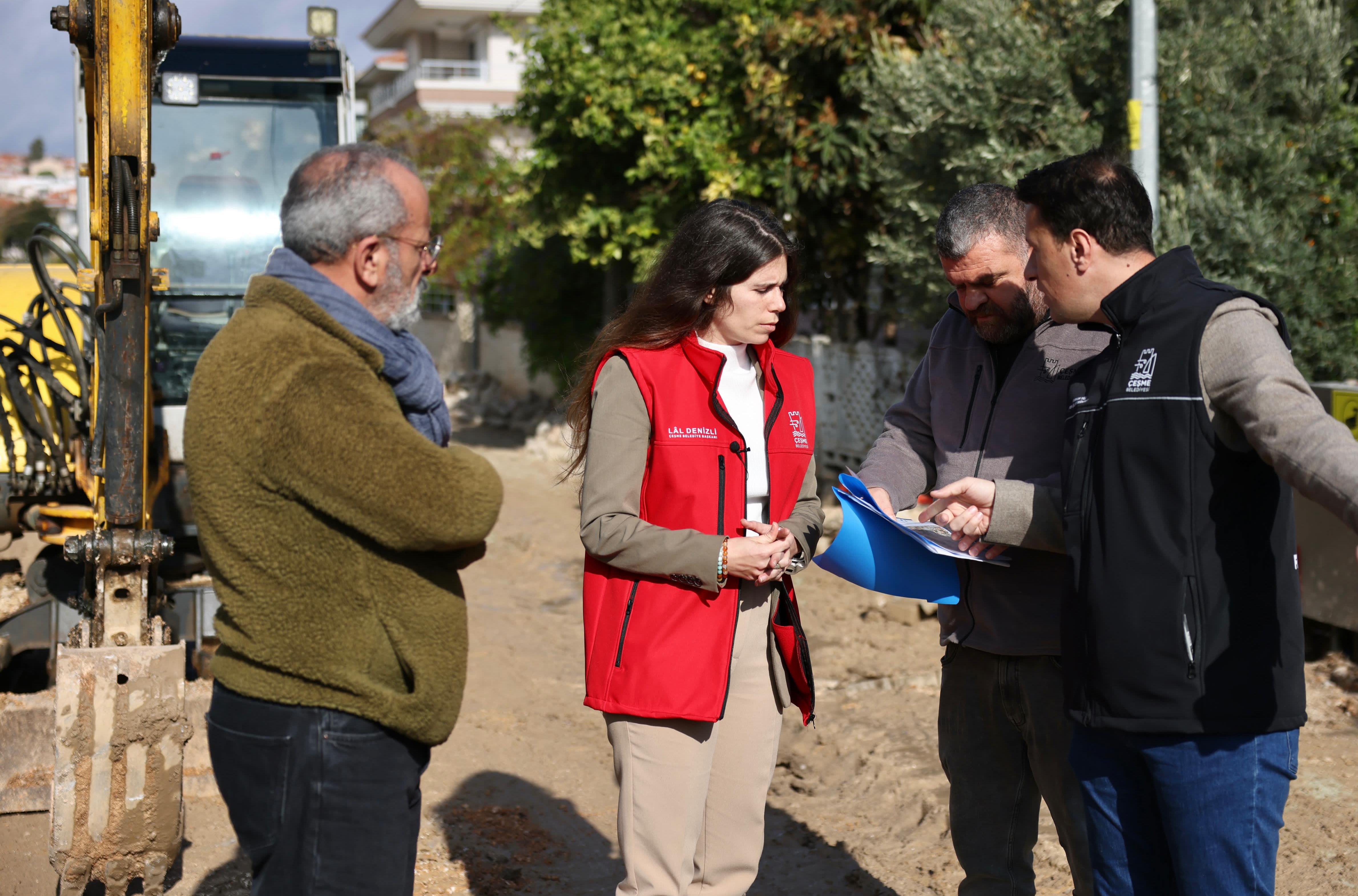 Başkan Denizli, Doğal Gaz Hattının 2,5 Kilometrelik Ilk Etabı Tamamlandı 3