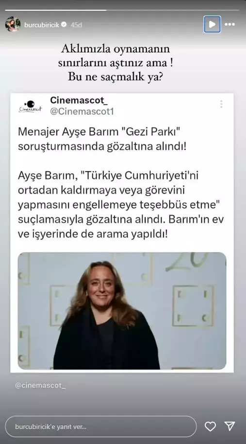 Burcu Biricik’in Paylaşımı