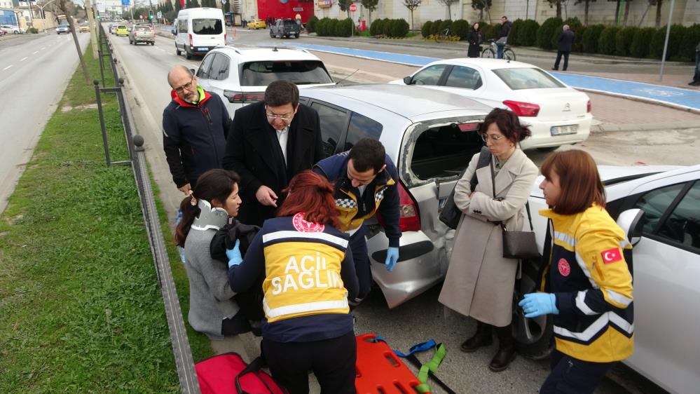 Başkan Erkek yara almadan kurtuldu