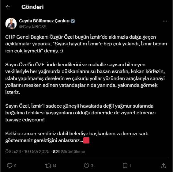 Ceyda Bölünmez Çankırı Özgür Özel